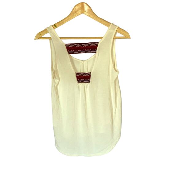 Eyeshadow Tank White Braided Back Detail Sz Small - Picture 1 of 5